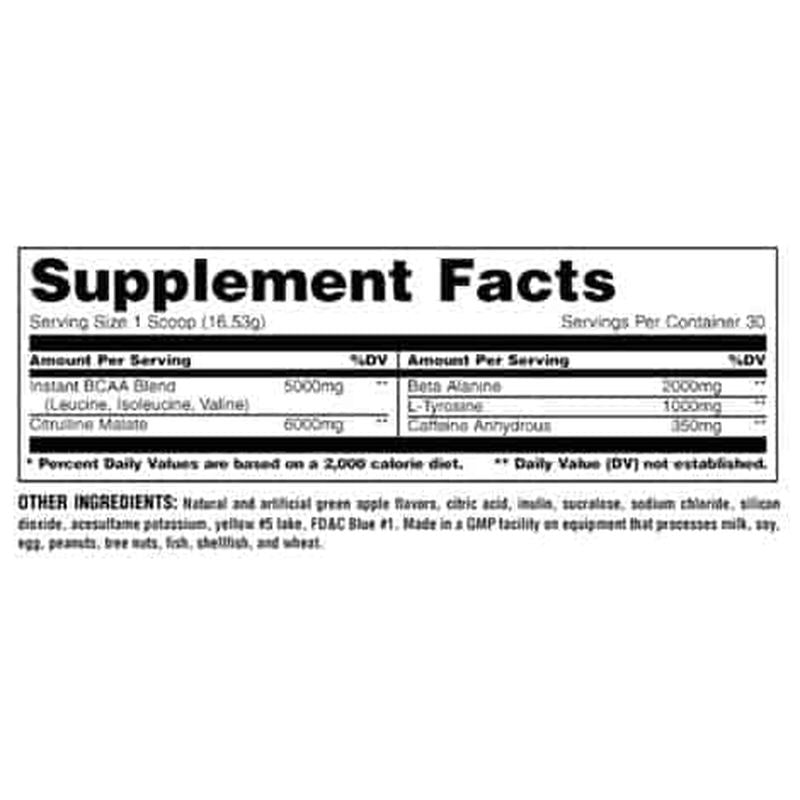 Universal Nutrition Animal Fury Preworkout 320G - Galeri