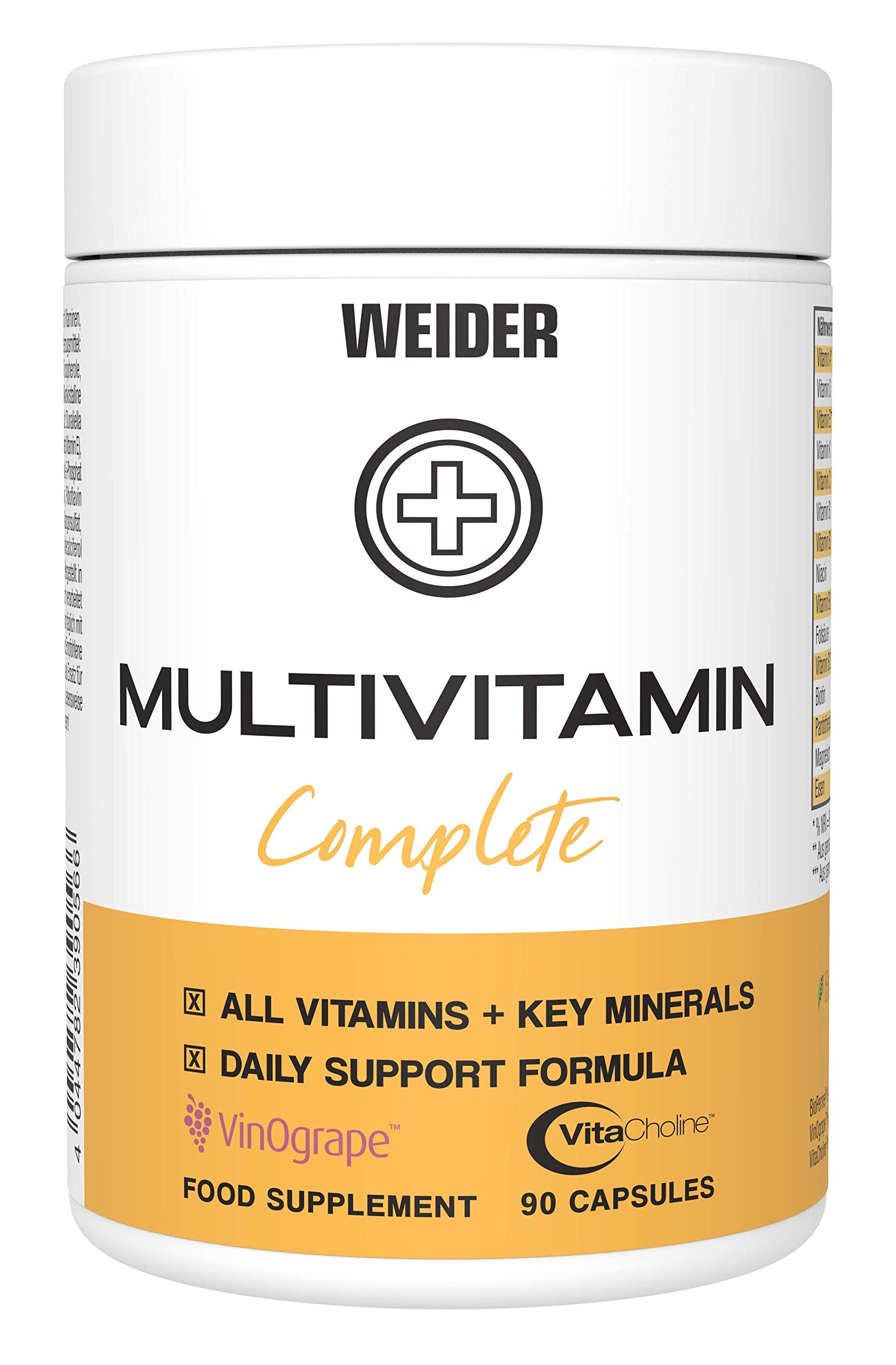 Weider Multivitamin Complete - 90 caps - Galeri