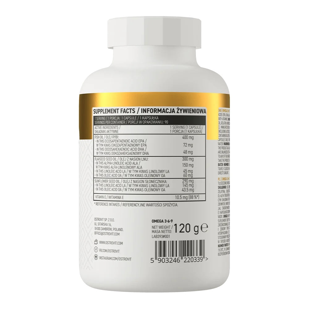 OstroVit Omega 3 - 3-6-9 90 caps - Galeri