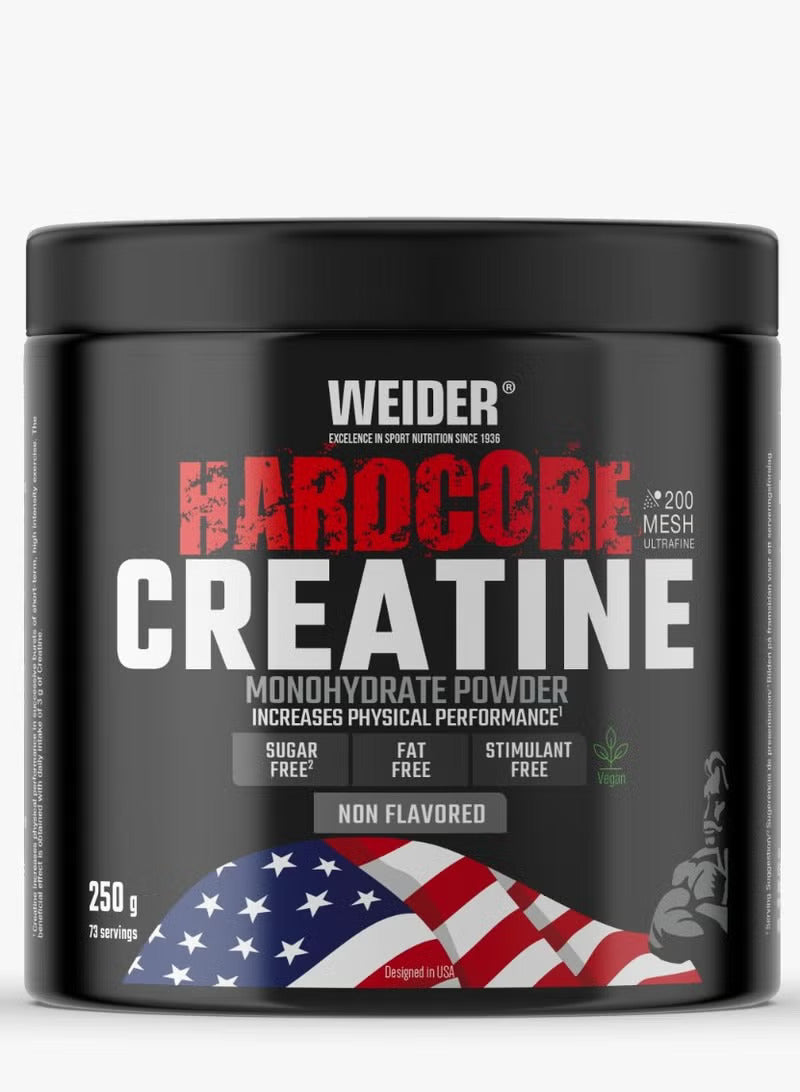 Weider Hardcore Creatine Monohydrate Powder  250g - 73 SERVİS