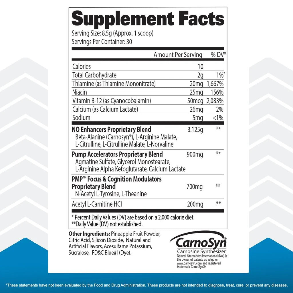 GAT PMP without STM Peak Muscle Performance Agmatine sulfate Nox Pump Preworkout - Galeri