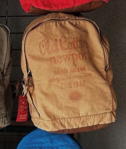 Acik Kahverengi Old Cotton Sirt Cantasi