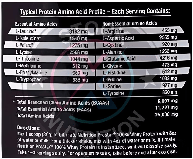Ultimate Nutrition PROSTAR 100% WHEY PROTEIN - 4.5KG - 151 Servis - Galeri
