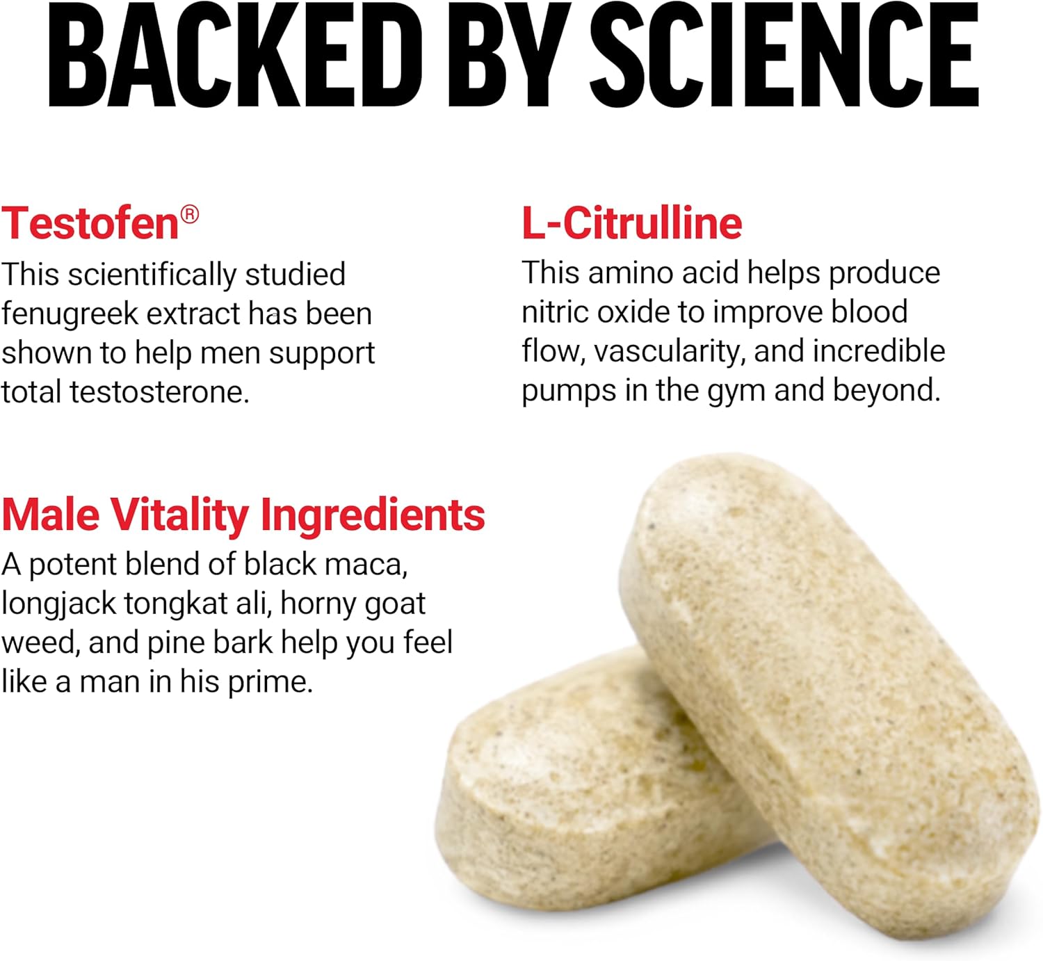 Force Factor Test X180 Alpha v2 L-Citrulline Black Maca Horny Goat Longjack Tongkat Ali - 120 Tablet - Galeri