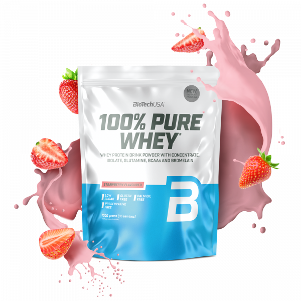 Biotech Usa Pure Whey Protein 1000 Gr - Çilek - Galeri