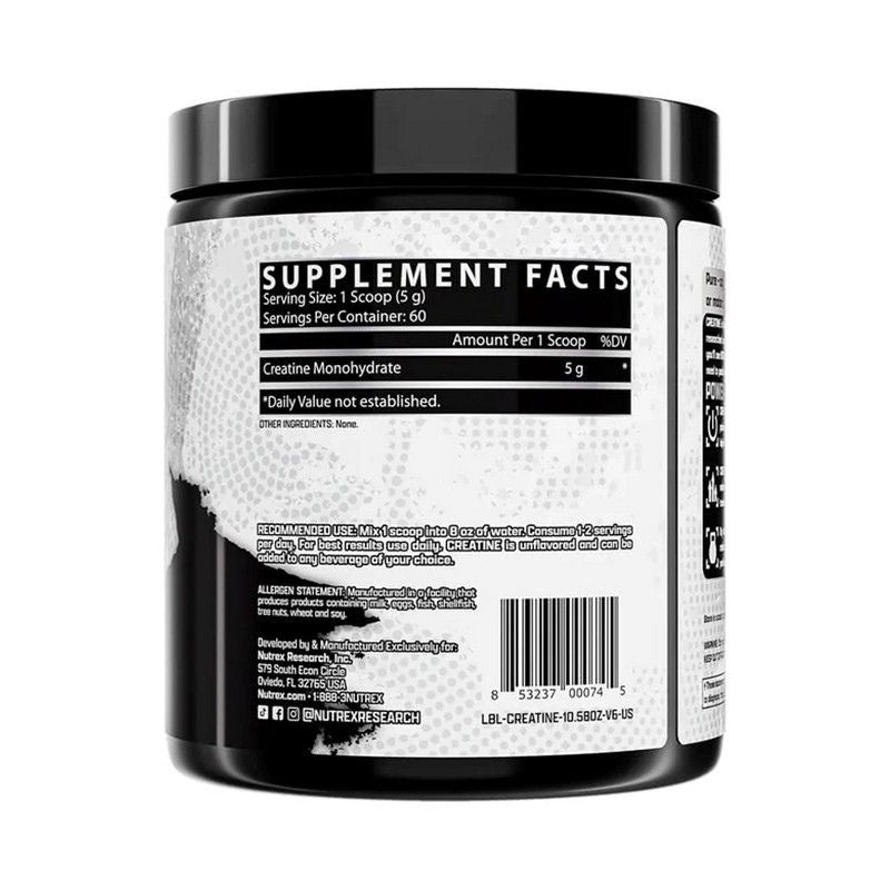 Nutrex Research Ultra Pure Creatine Monohydrate Powder 300 gram - Galeri
