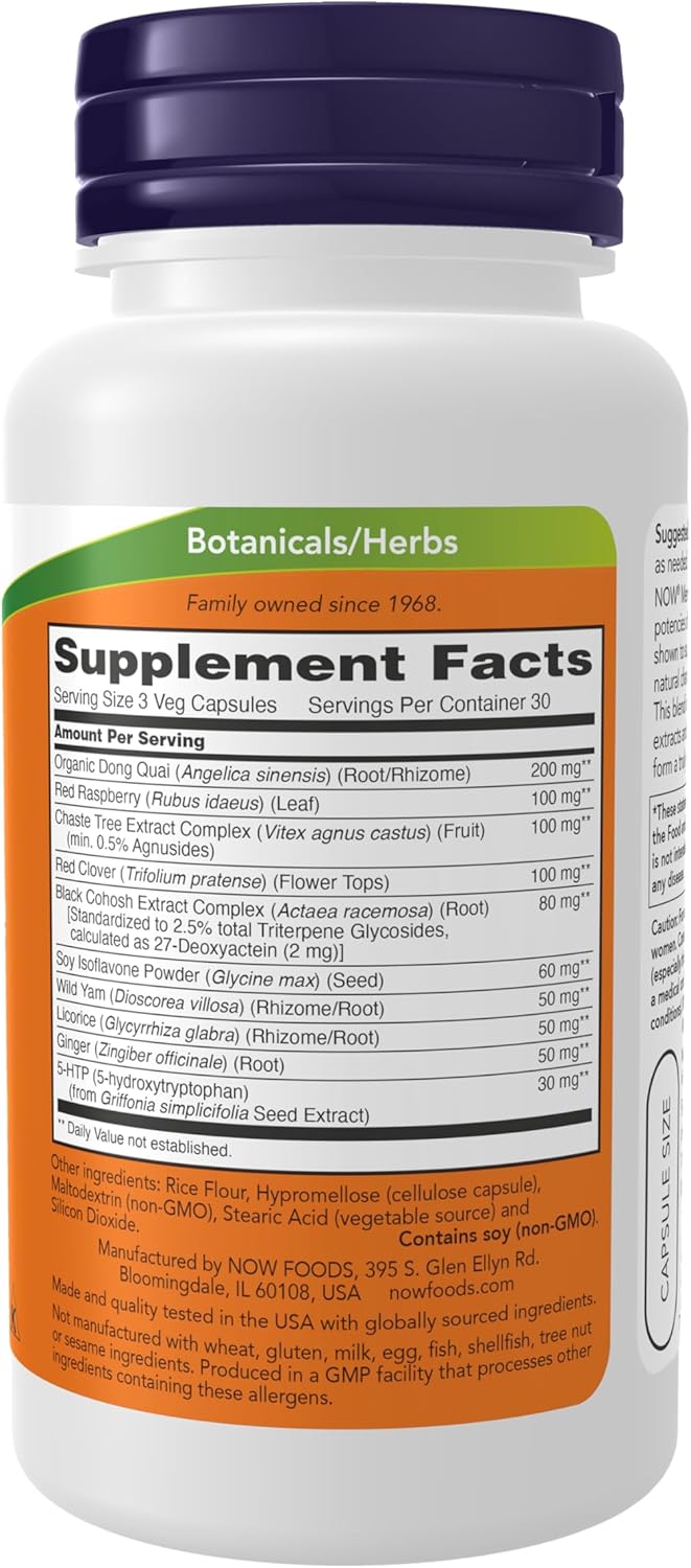 NOW Foods Menopause (Menapoz) Support Blend 90 Veg Caps - Galeri