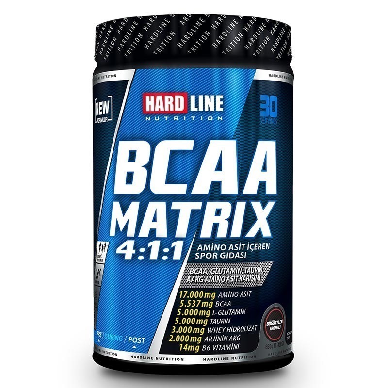 Hardline Bcaa Matrix Bogurtlen 630 Gr