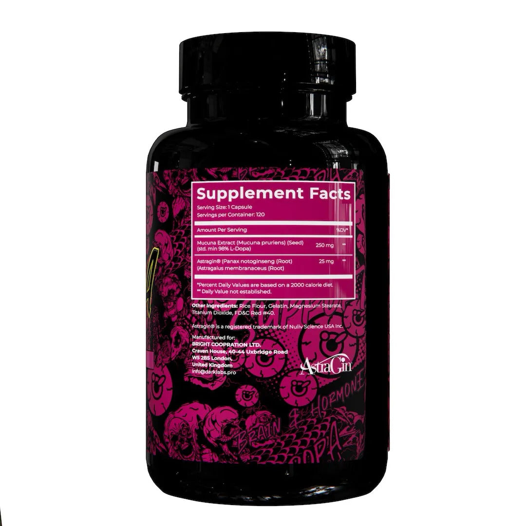 DARK LABS L-Dopa Mucuna Focus Brain 120 caps - Galeri