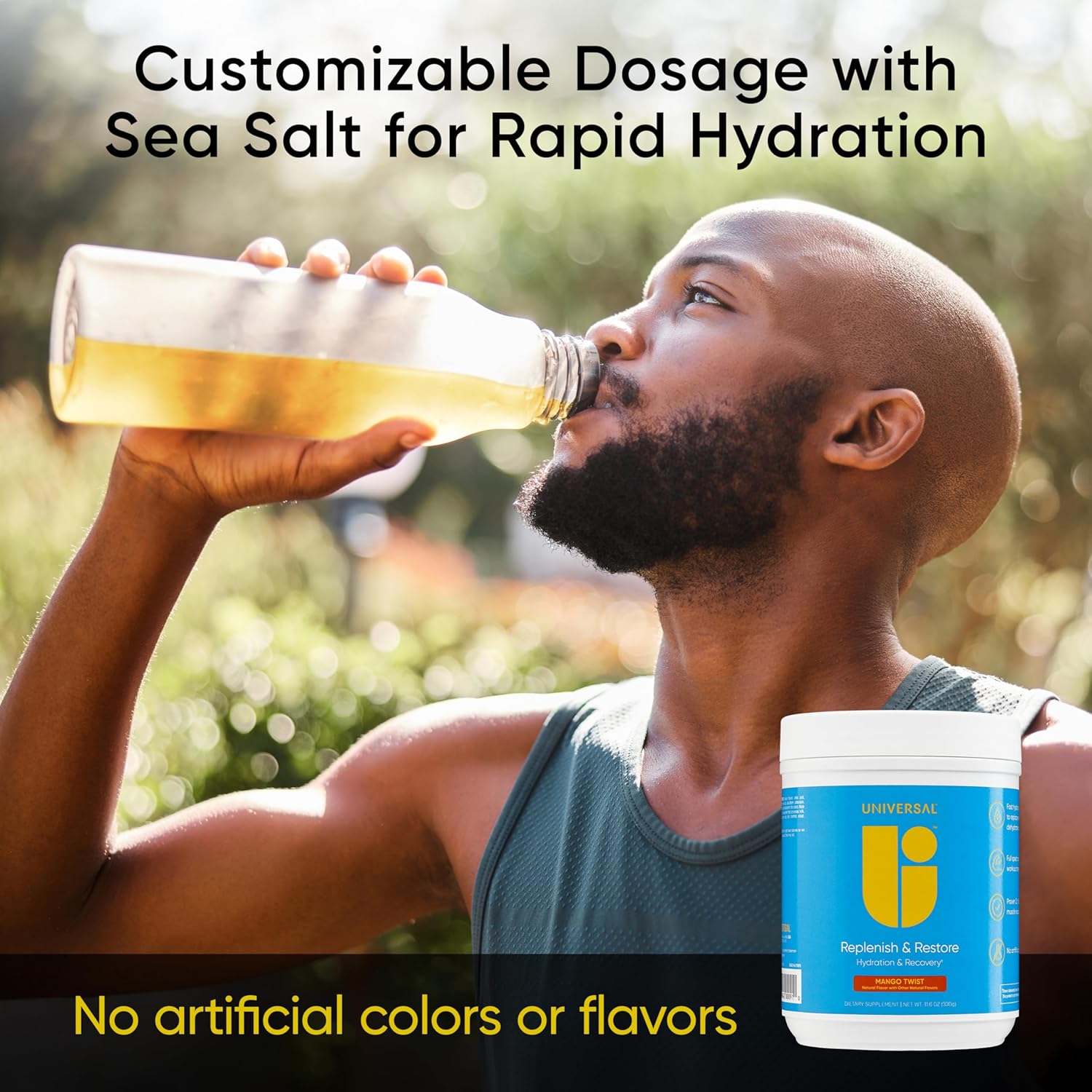 Universal Replenish & Restore Amino Electrolytes & Hydration Lysine, Glutamine, Tryptophan 330 g - Galeri