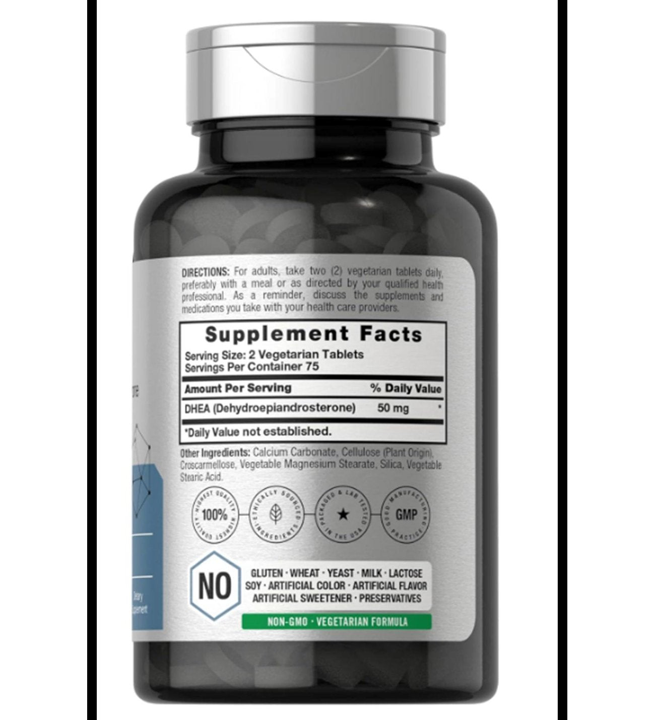 Horbaach DHEA 50mg per serving | 150 Tablets - Galeri