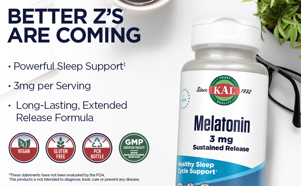 KAL Melatonin 3 mg 60 tablets - Galeri