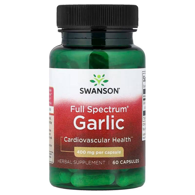 Swanson Full Spectrum Garlic 400 mg 60 Capsules
