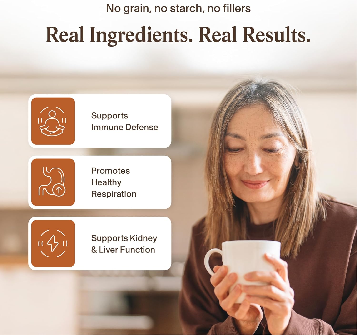 Real Mushrooms Organic Cordyceps Mushroom Powder 120 Caps - Galeri
