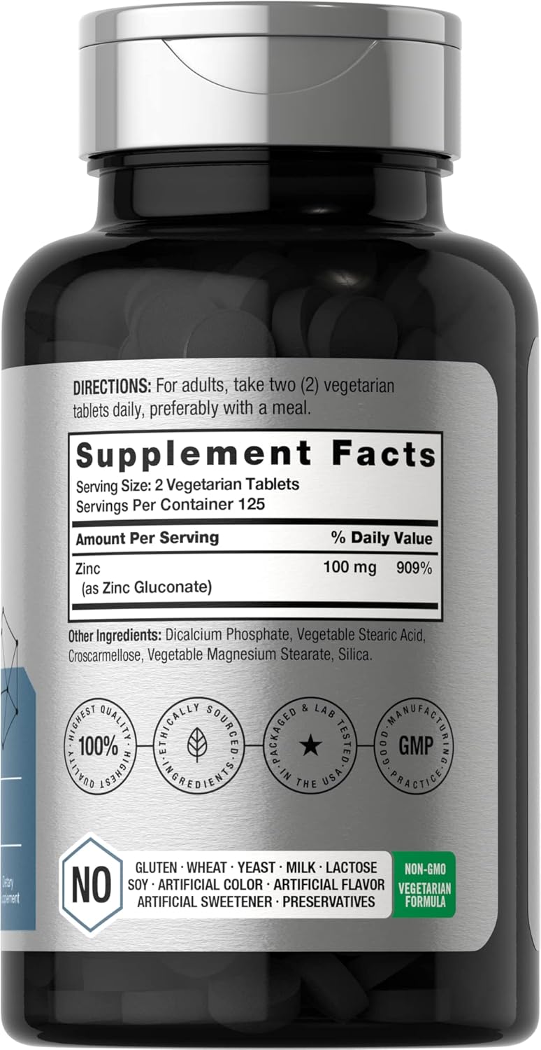 Horbäach Chelated Zinc Çinko 100mg 250 Tablet - Galeri