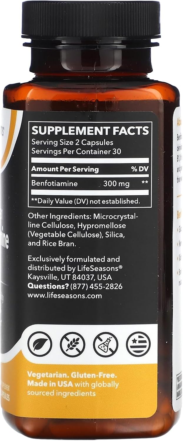 LifeSeasons Essentials Benfotiamine - 60 Caps - Galeri
