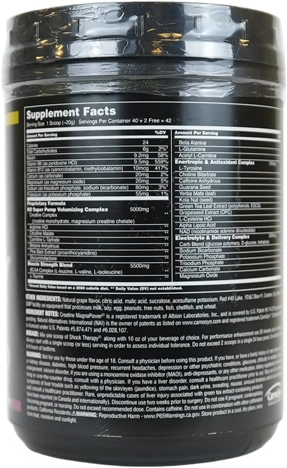Universal Nutrition Shock Therapy All in one preworkout - Galeri