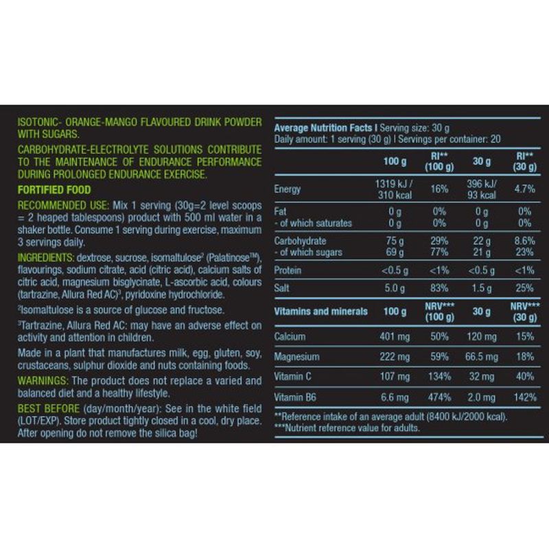 BioTech USA Isotonic Energize Pump(Kalsiyum+Magnezyum+C vitamin) 600 g - Galeri
