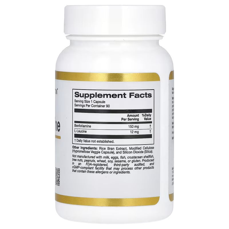 California Gold Nutrition B1 Benfotiamine 150 Mg - 90 vegan Kapsül - Galeri