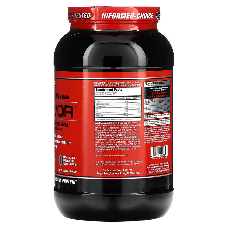 Musclemeds Carnivor Beef İsolate izole Protein 1 Kg - 30 servis - Galeri