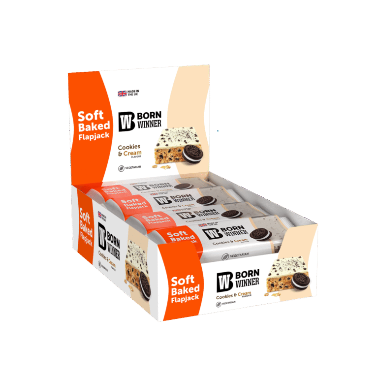 Born Winner Flapjack Yulaf Protein Bar Box 12X90 - Galeri