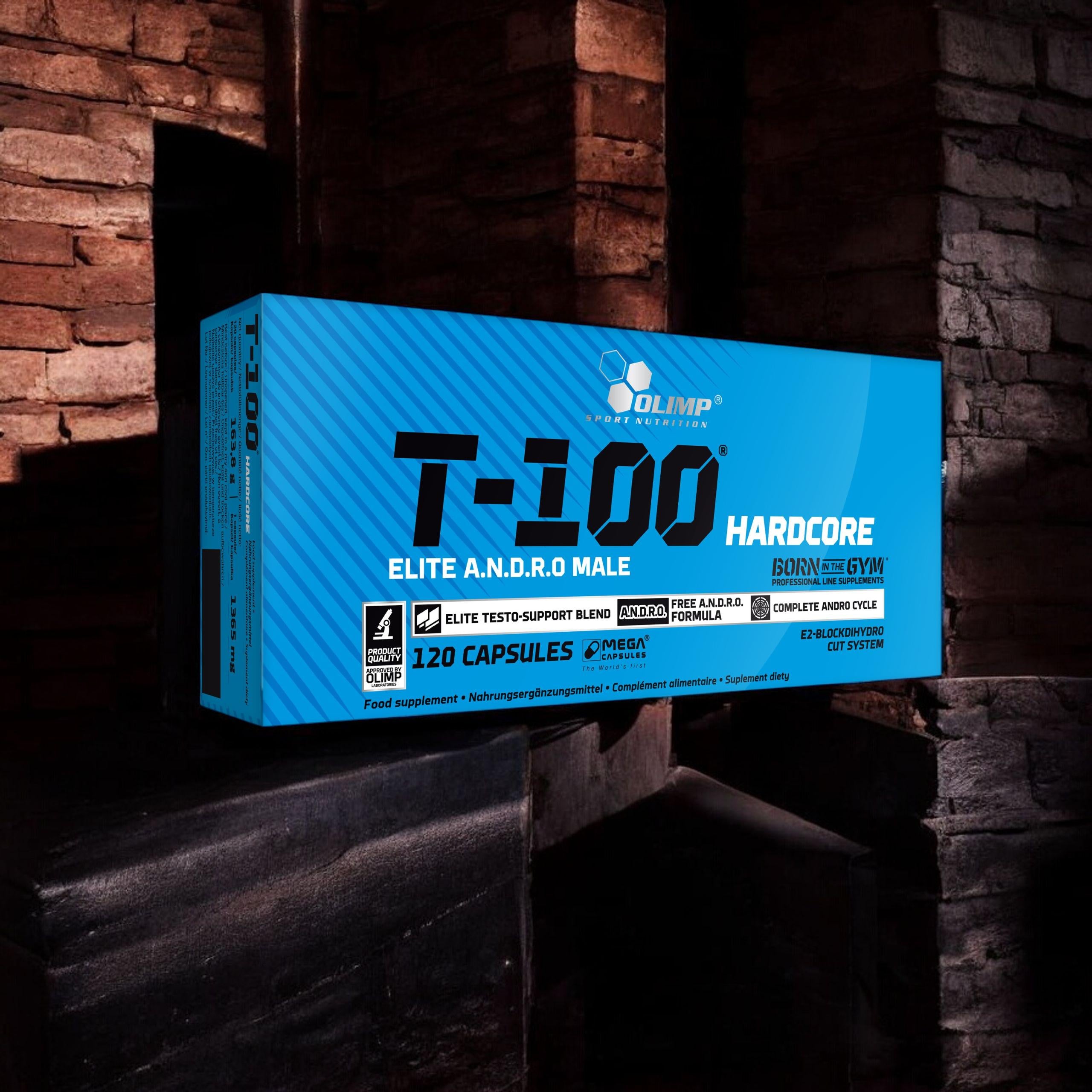OLIMP T-100 GH HARDCORE Test Booster+Tribulus 120 caps - Galeri