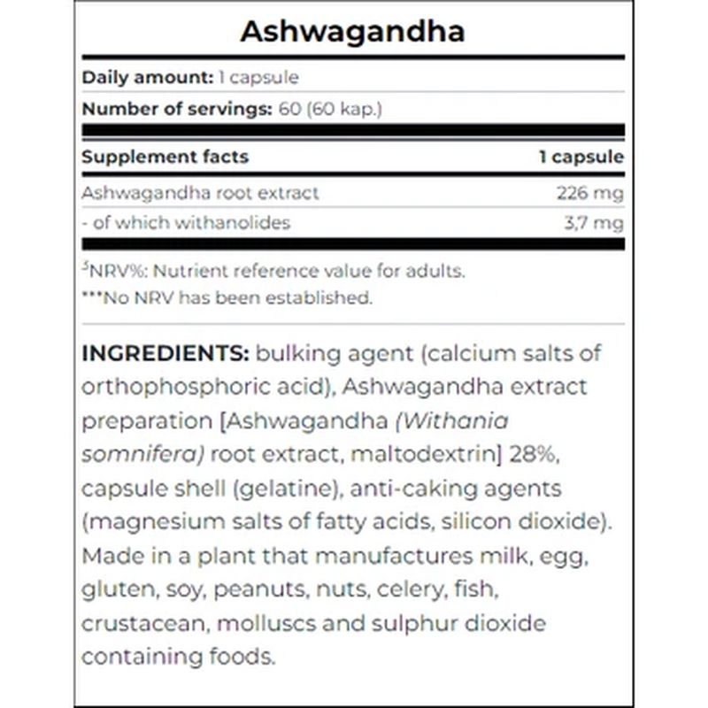 SCITEC NUTRITION Ashwagandha 60 caps - Galeri