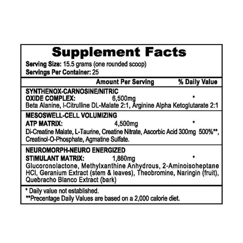 Aps Mesomorph Ultimate Preworkout Complex With Geranium And Creatine N - Galeri