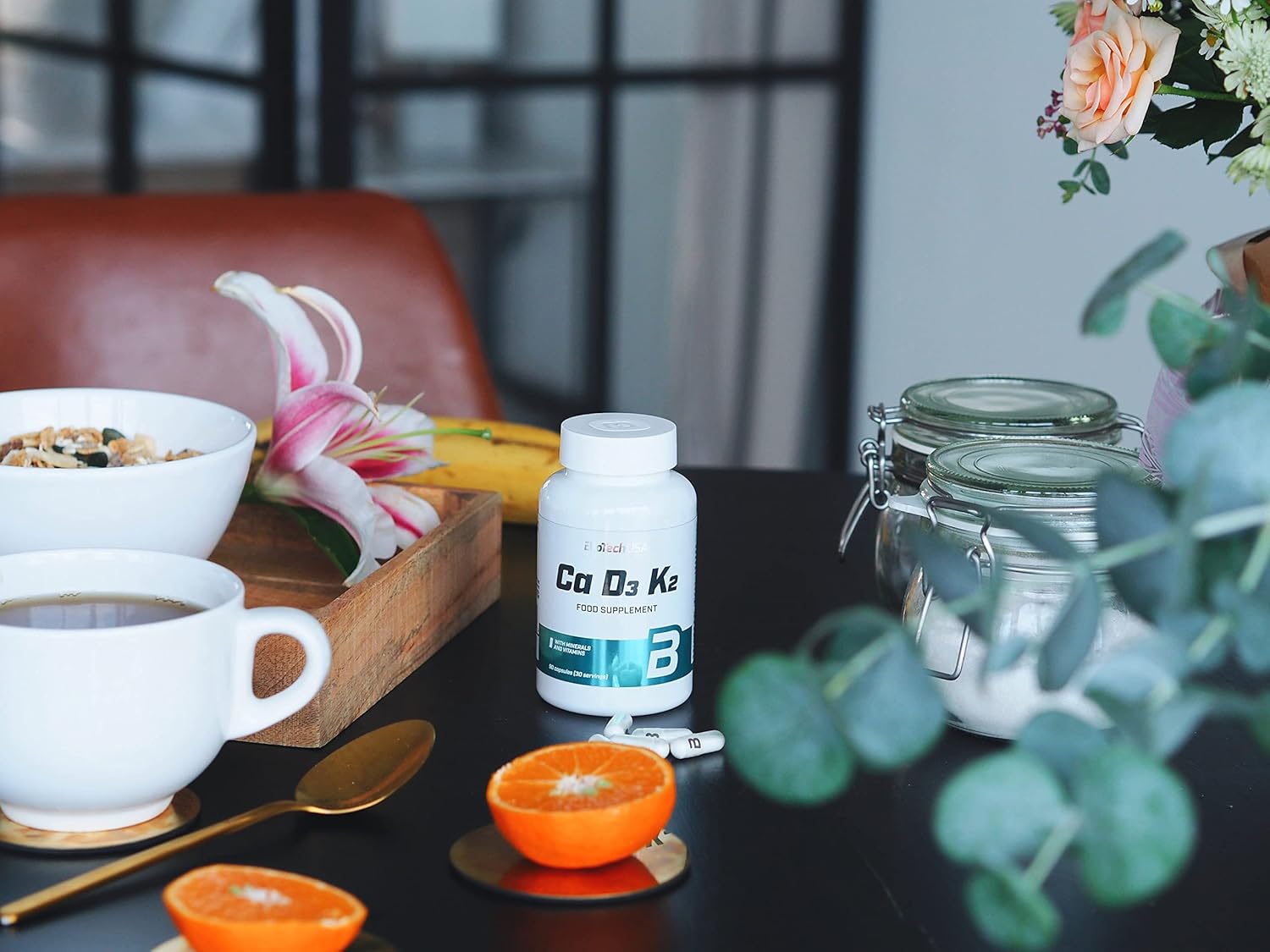 BIOTECH Ca Calcium D3 K2 Vitamin - 90 caps - Galeri