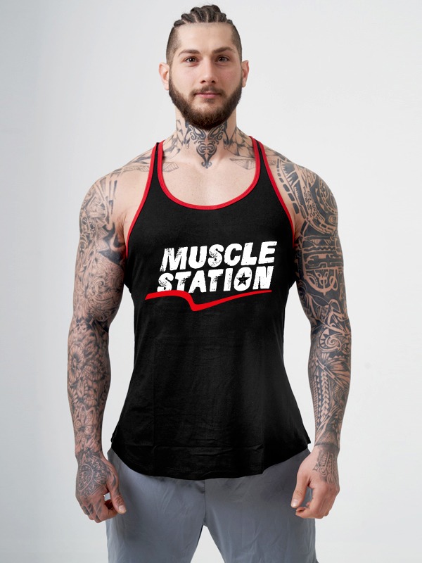 Muscle Station Siyah Atlet L Xl