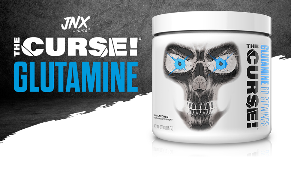 JNX Sports The Curse Glutamine Unflavored 300 g - Galeri