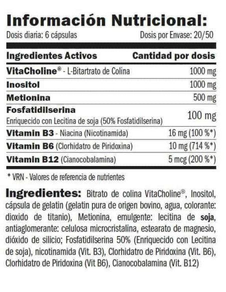 AMIX LipiDrol Fat burner İnositol Vitamin B3 - B6 - B12 / 120 Caps - Galeri