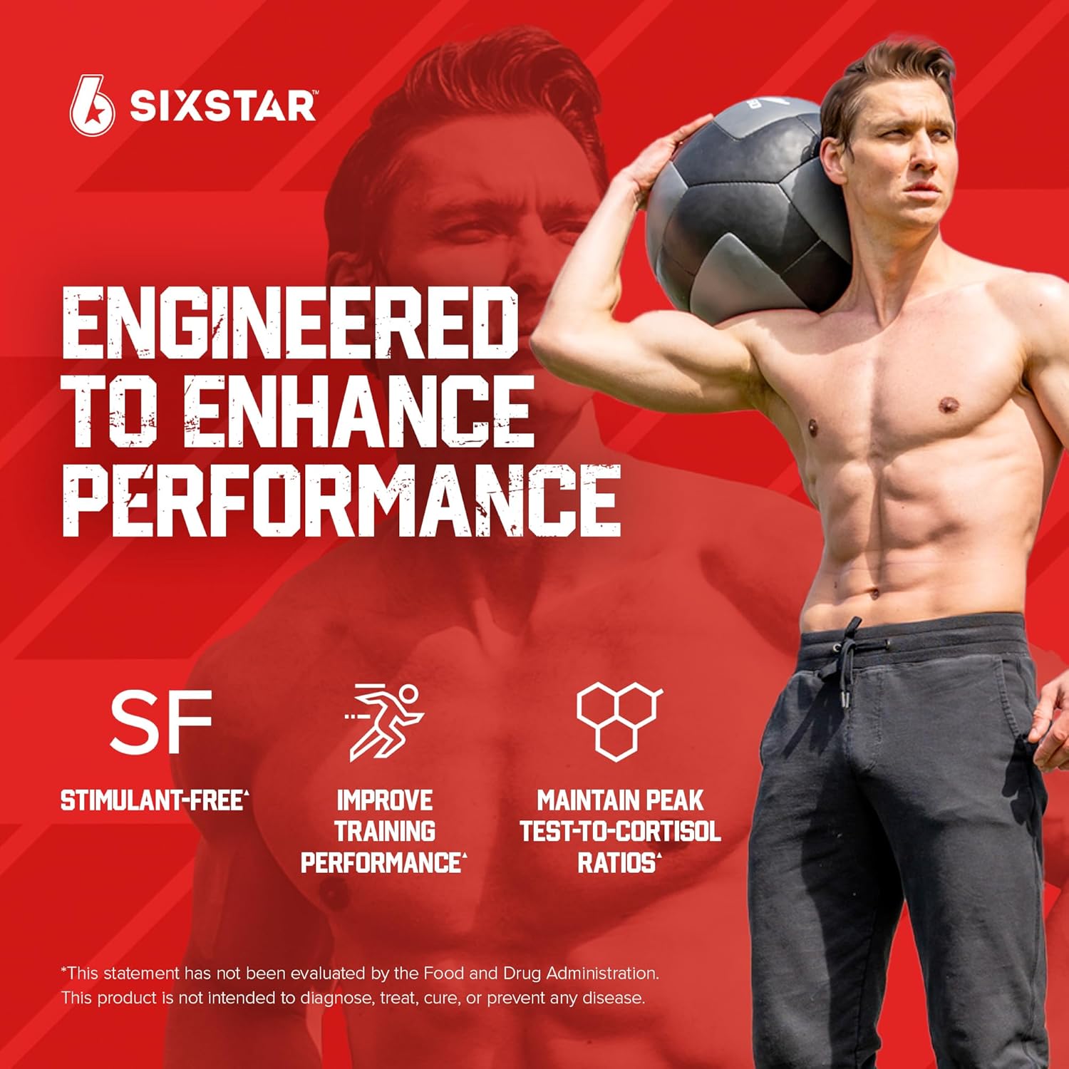 SixStar Elite Series Testosterone Booster 60 Caps - Galeri