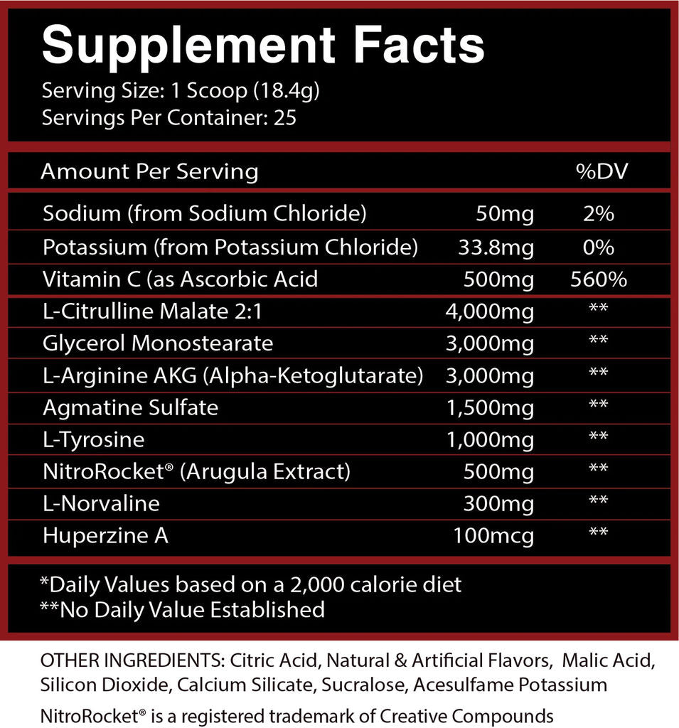 Centurion Labz Blood Rush Preworkout Citrulline Glycerol Akg Nitric Oxide - Amerikan Versiyon - Galeri
