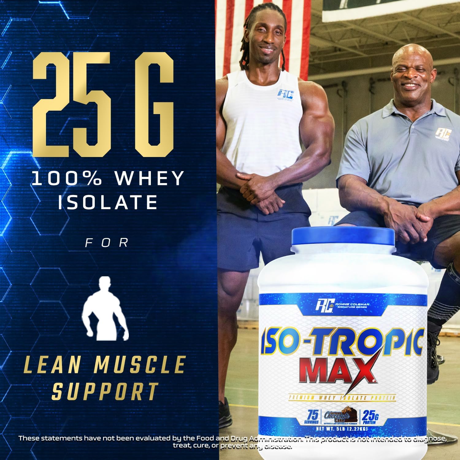 Ronnie Coleman Iso-Tropic Max Whey İsolate Protein 2.27 Kg 75 Servis - Galeri