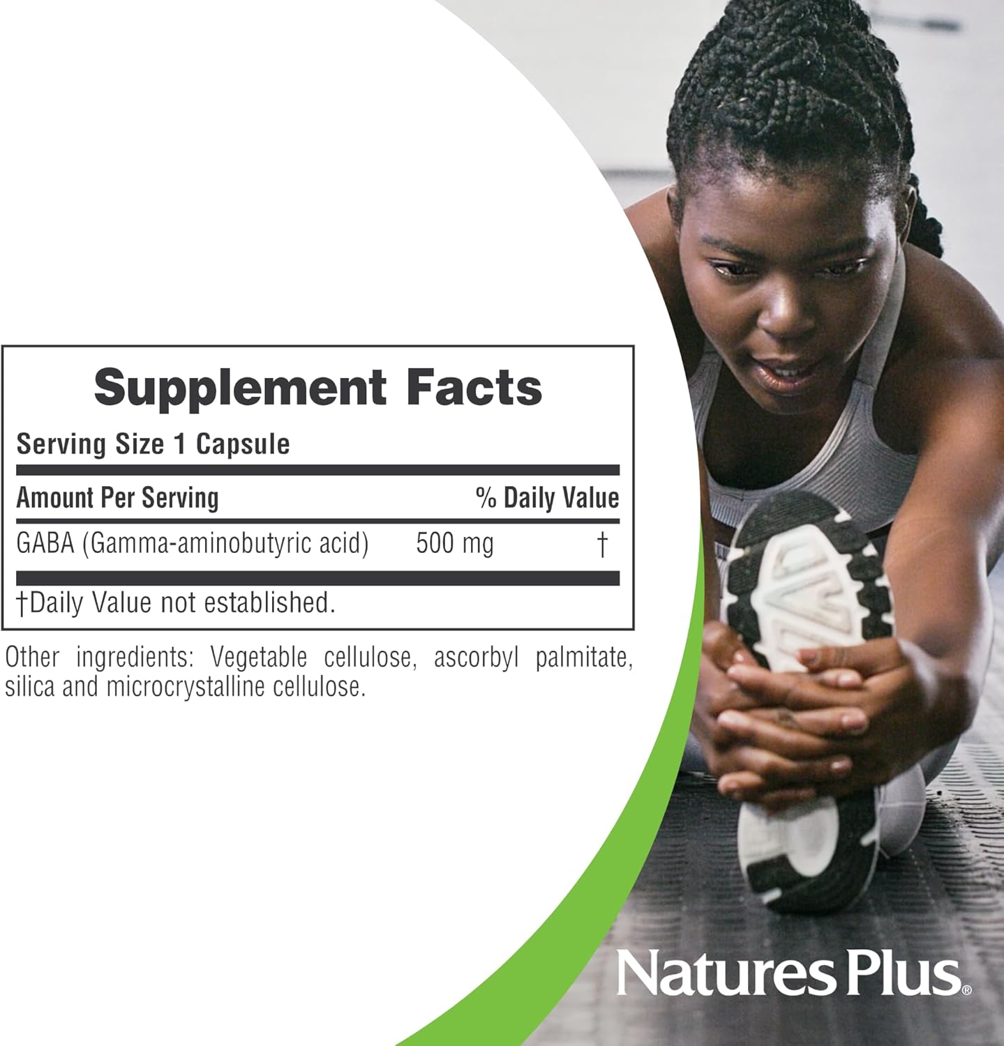 NaturesPlus PRO GABA 500 mg - 60 Caps - Galeri