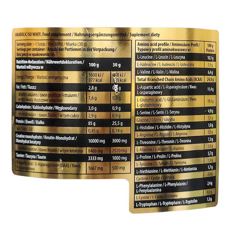 Kevin Levrone Anabolic Isolate Whey Protein 2 kg - Galeri