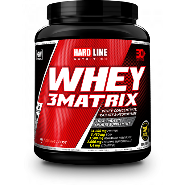 Hardline Whey 3Matrix Muz 908 Gr
