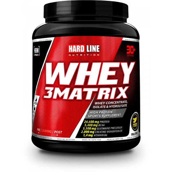 Hardline Whey 3Matrix Muz 908 Gr