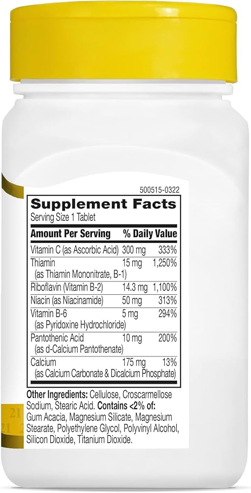21st Century B Complex Plus Vitamin C 100 tablets - Galeri