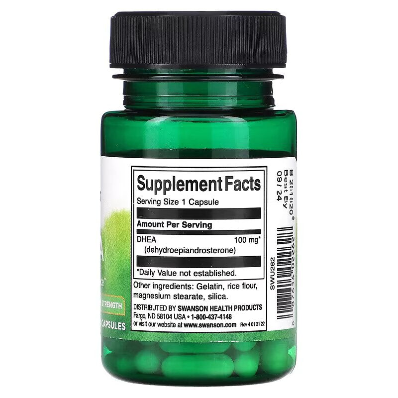 Swanson Dhea, 100 mg 60 Capsul - Galeri