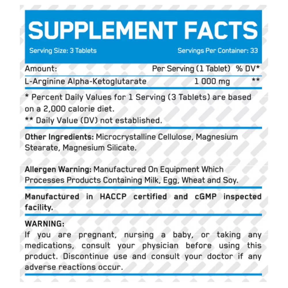 Everbuild  AAKG 1000 mg 100 Tabs - Galeri