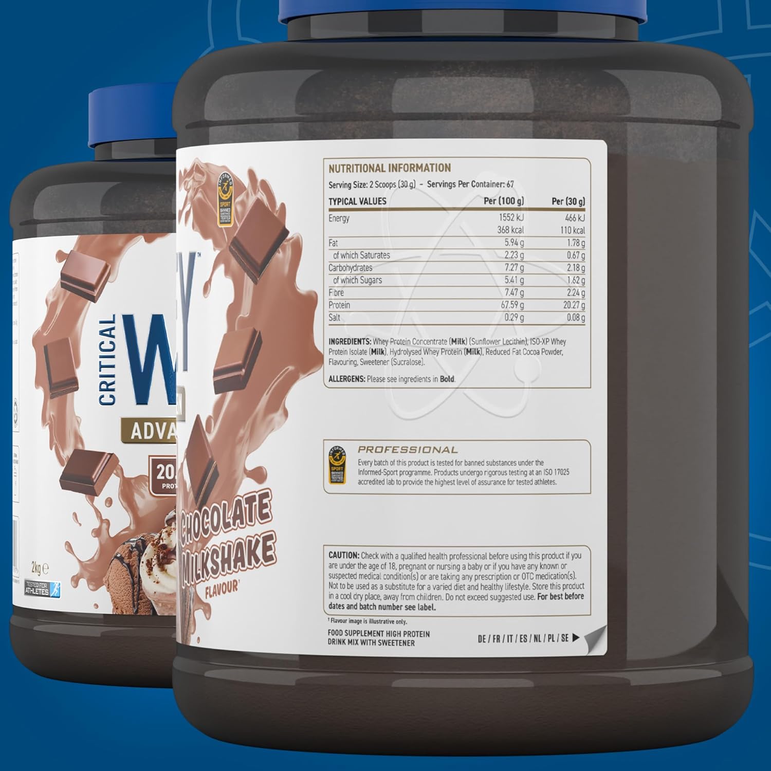 Applied Nutrition Critical Whey Protein 2 kg - Galeri