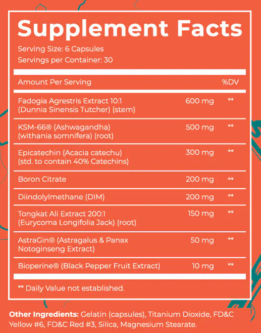 Dark Labs Devil Testo Booster Ksm66 Ashwagandha , Fadogia agrestis , Boron , Tongkat Ali 120 Caps - Galeri