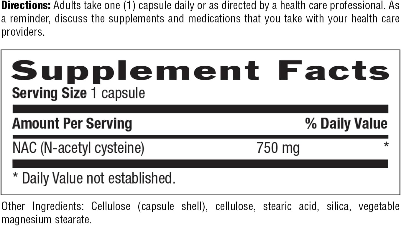 Country Life NAC N-Asetil Sistein 750 mg, 60 Vegan Kapsül - Galeri