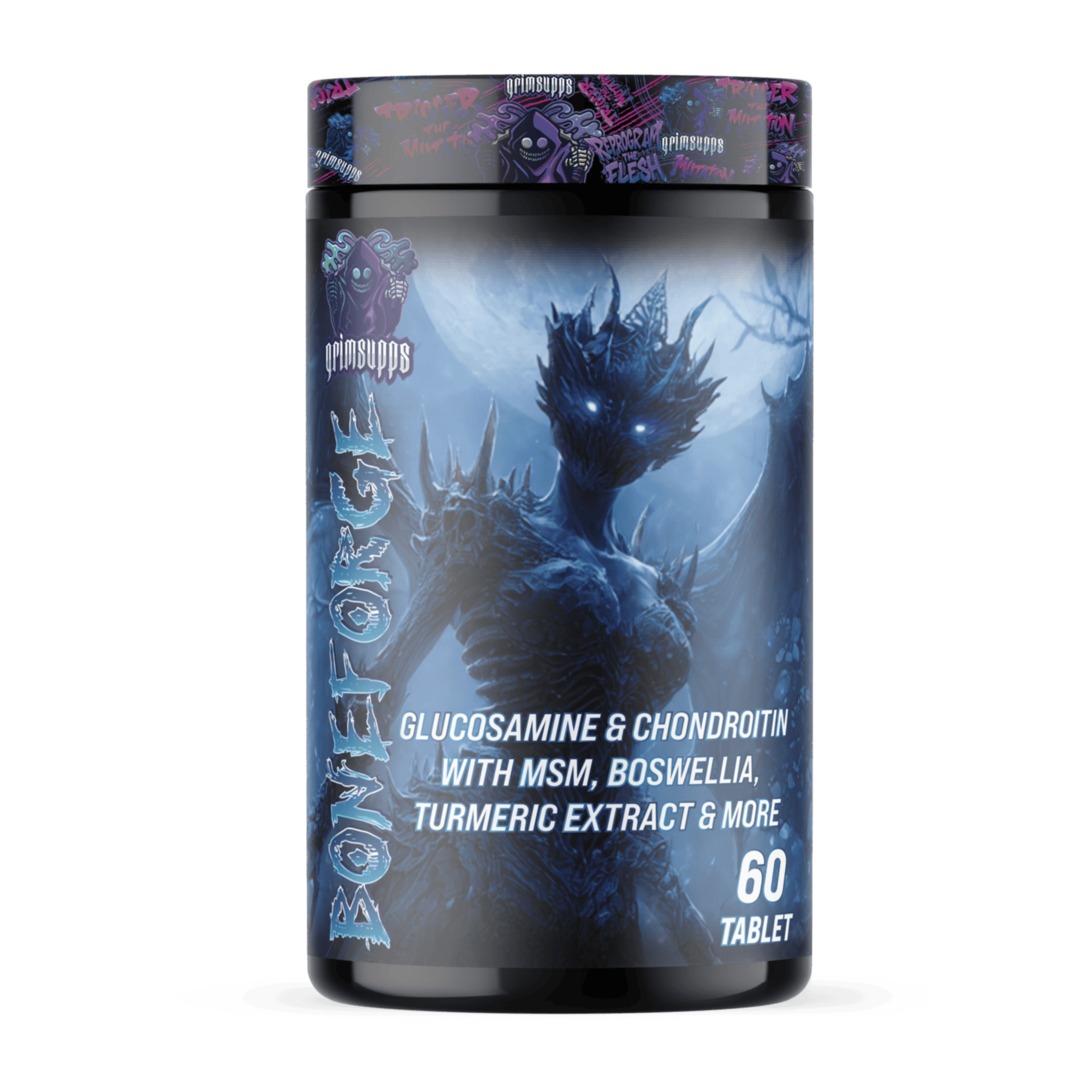 Grimsupps 4'lü Vitamin Seti - Magnezyum, Omega 3, Glukozamin, Tribulus - Galeri