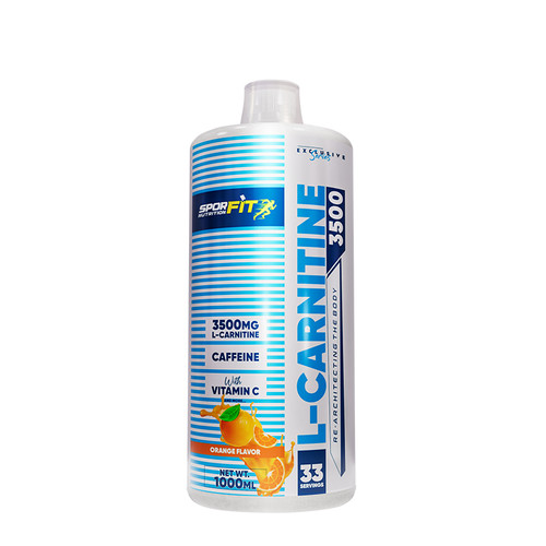 Sporfit Nutrition L-Carnitine 3500 Mg Portakal