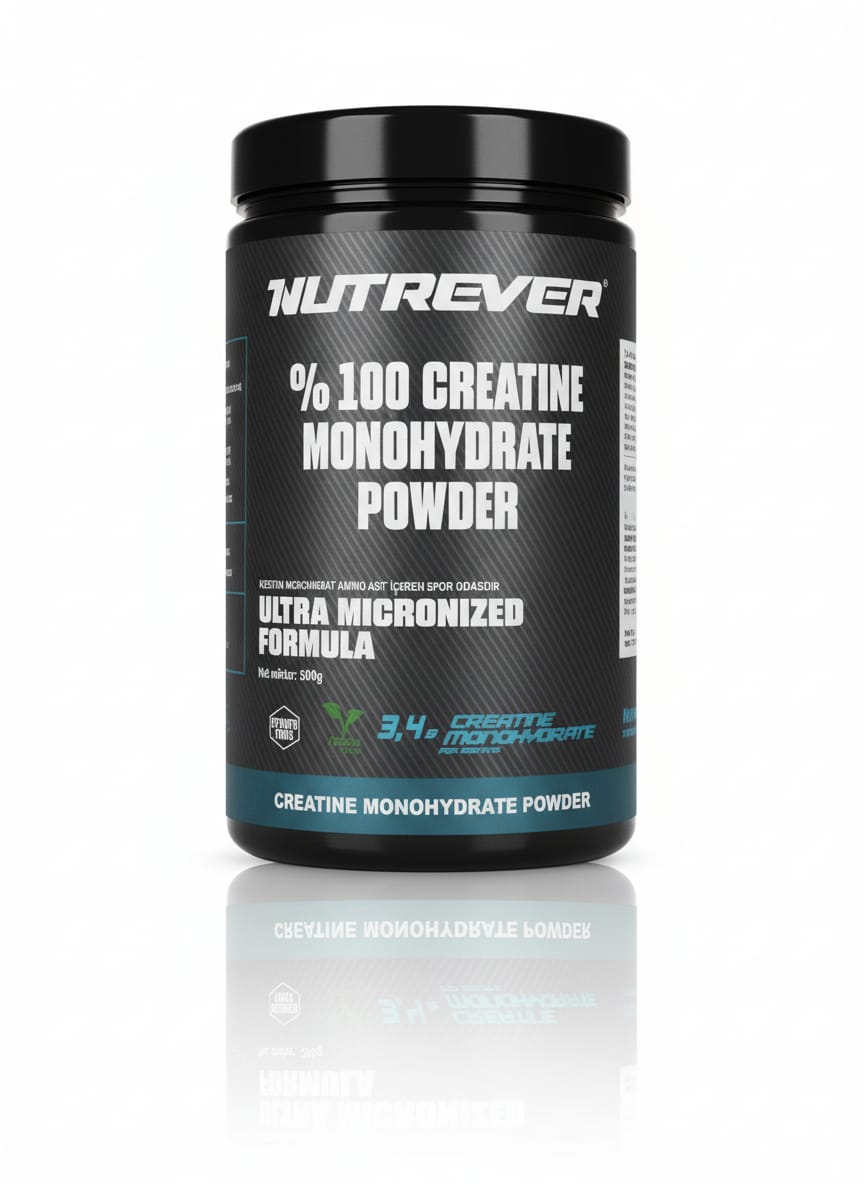 Nutrever % 100 Monohydrate Powder Creatin 500 GR (147 servis)