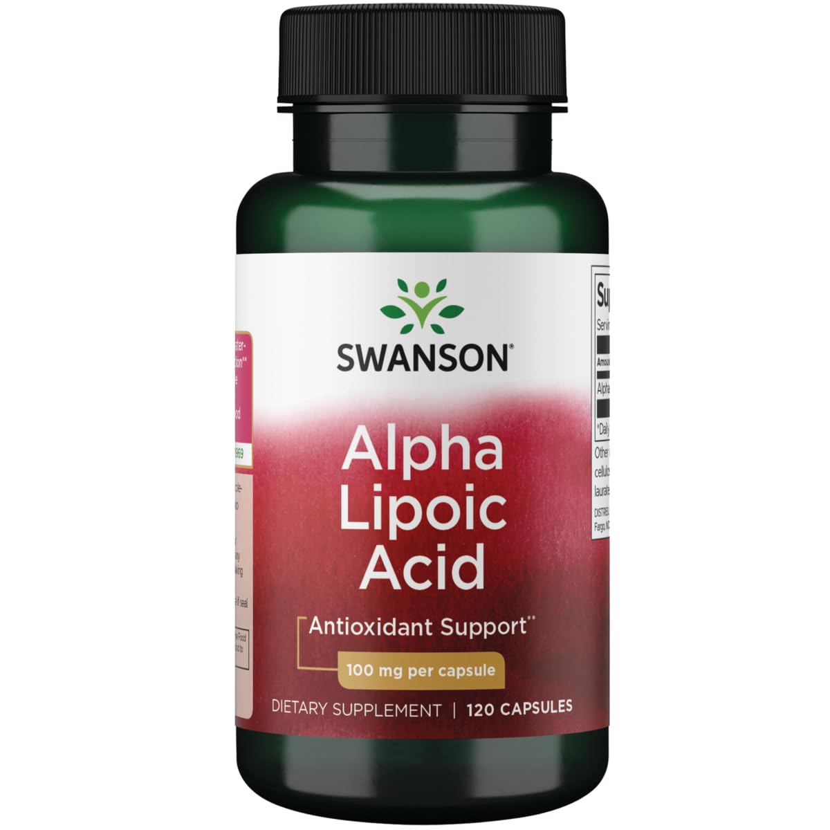 Swanson Alpha Lipoic Acid Antioxidants 100 mg 120 Caps