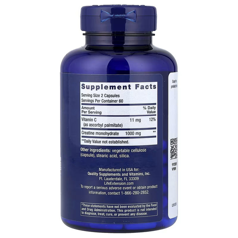 Life Extension Creatine Strength Lean Muscle 120 Caps - Galeri